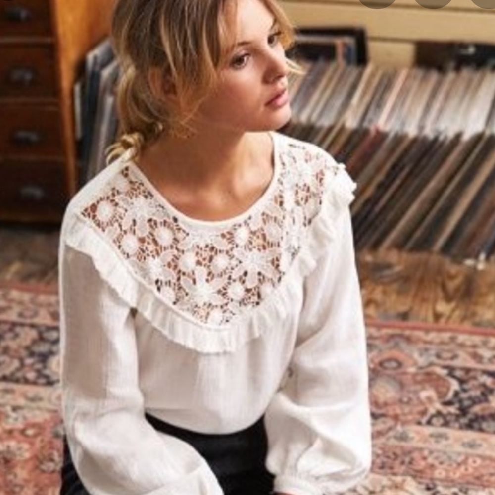 Sezane Maggie Blouse size 36 (size small)
